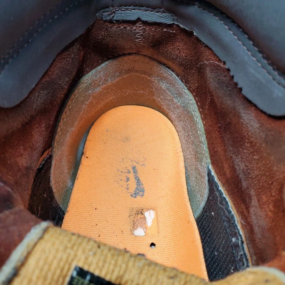 Red Wing Irish Setter Boots Mens 13 E2 WIDE Ashby Leather Safety Moc Toe Work